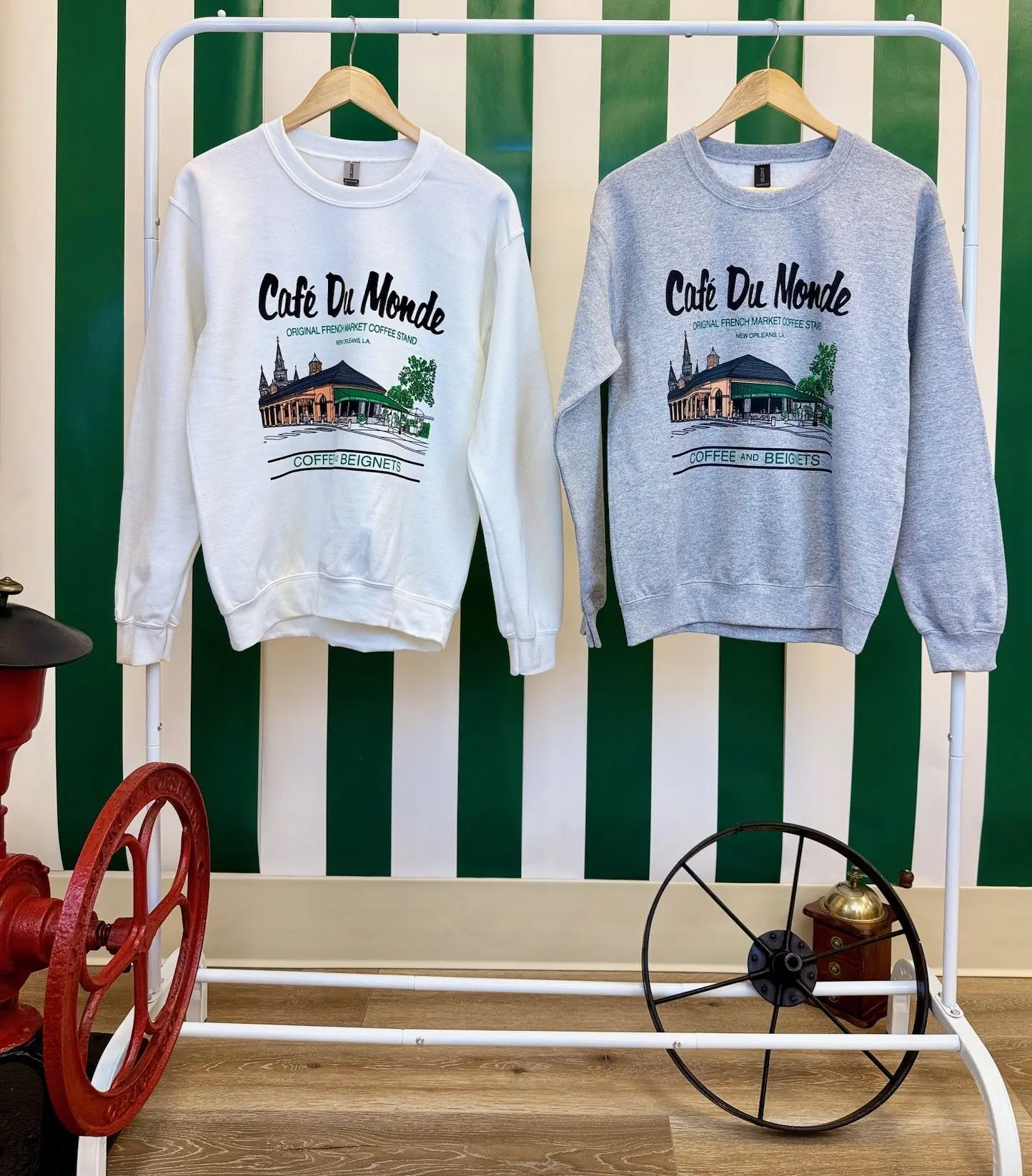 Café Du Monde Crew Sweatshirt • Cafe Du Monde New Orleans