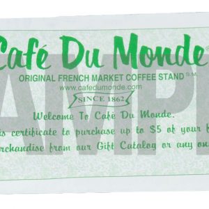 Café Du Monde Gift Certificates
