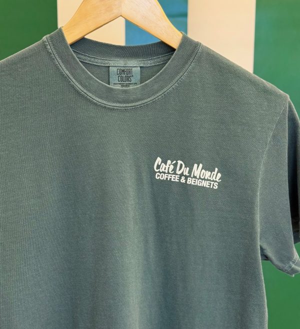 Coffee & Beignets Comfort Colors Shirt - Image 4
