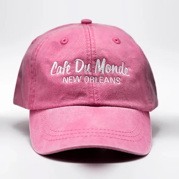 Cafe du Monde Hot Pink Washed Cap