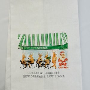 Embroidered Coffee Kitchen Towel Hand Towel Tea Towel 