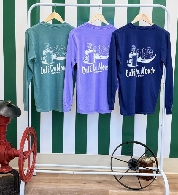 Coffee & Beignets Long Sleeve Shirt