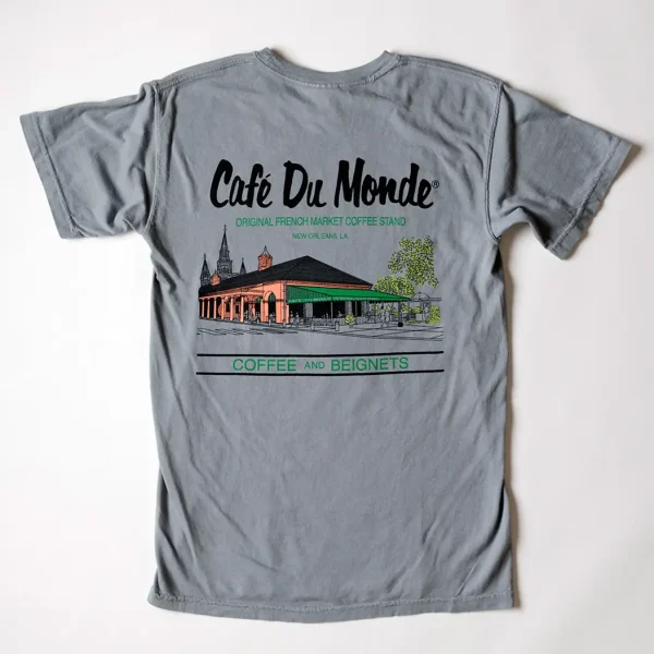 Cafe du Monde Comfort Colors Granite Tee Shirt