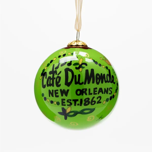 Cafe du Monde Glass Ball Ornament