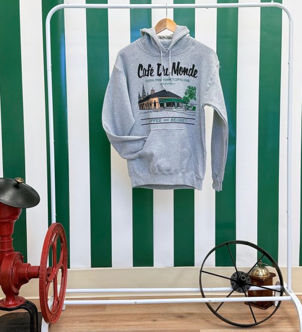 Heather Gray Gildan Hoodie Sweatshirt with Pockets