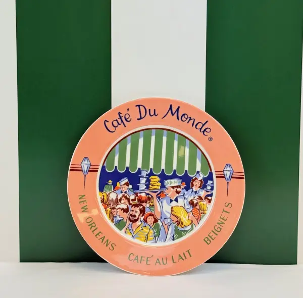 Youngberg Plate 8” • Cafe Du Monde New Orleans