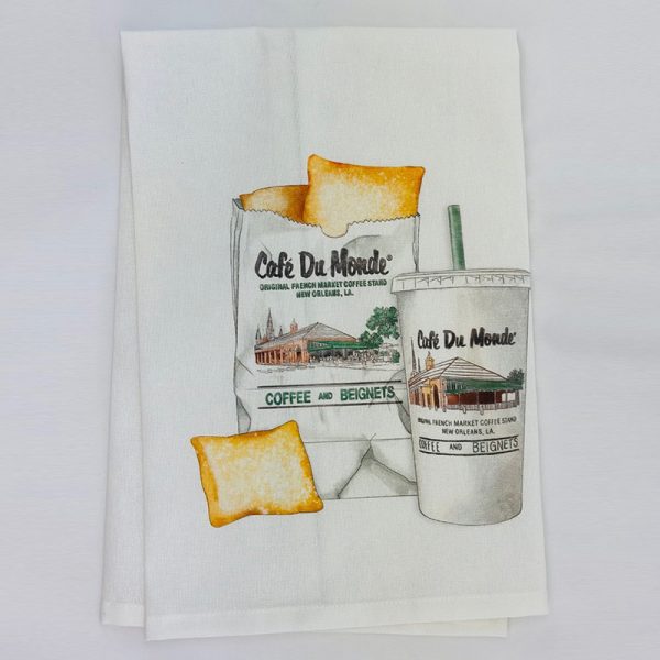 Cafe du Monde Beignet Bag Towel