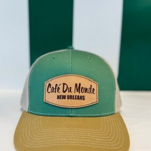 Leather Patch Fern and Gold Cap