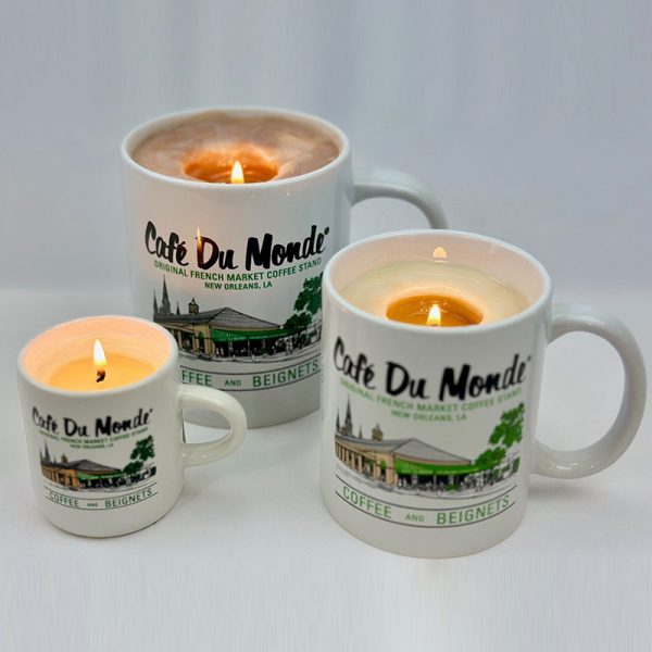 Set of Cafe du Monde scented candles