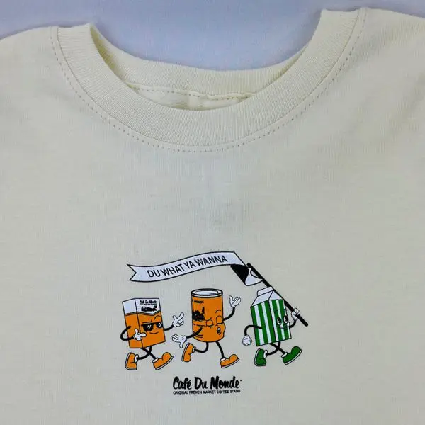 Du What Ya Wanna Toddler Shirt • Cafe Du Monde New Orleans