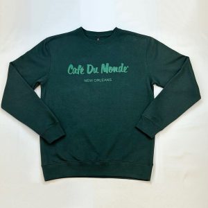 Cafe du Monde Embossed Logo Crew Sweatshirt