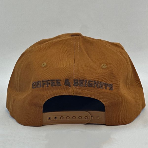 Back of Cafe du Monde Brown Logo Cap