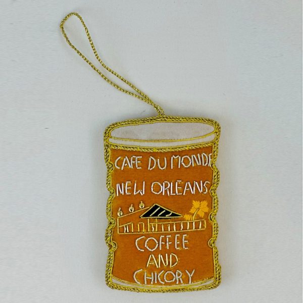 Cafe du Monde Plush Coffee Can Ornament