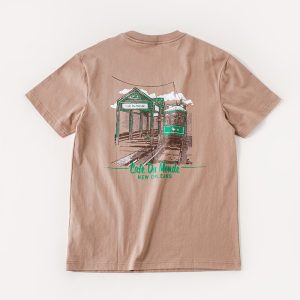 Back of Cafe du Monde Streetcar Espresso T-Shirt