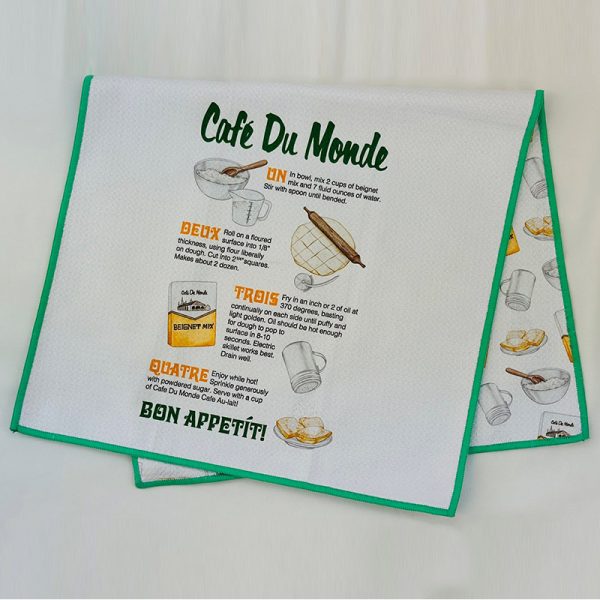 Cafe du Monde Beignet Recipe Towel