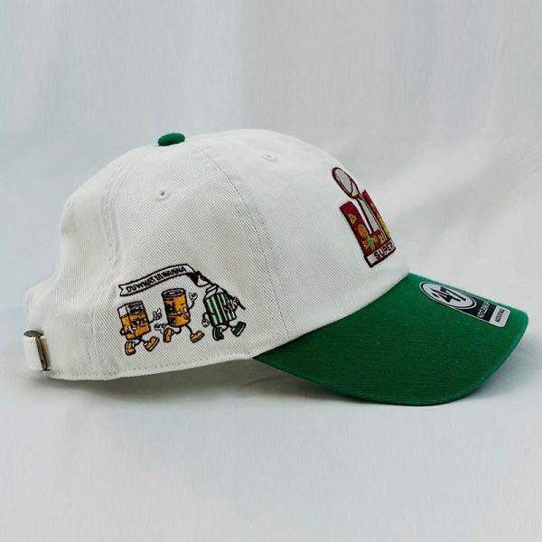 Side view of Lids Cafe du Monde Super Bowl LIX cap