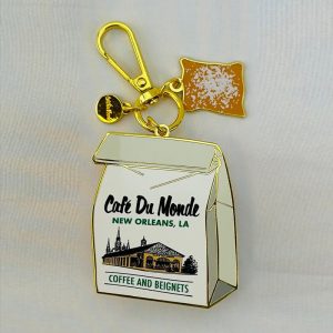 Cafe du Monde Beignet Bag Key Fob