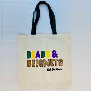Cafe du Monde Beads and Beignets Tote Bag