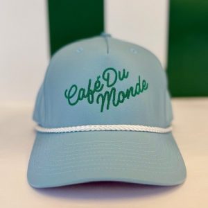 Script Chain Stitch & White Rope Cap