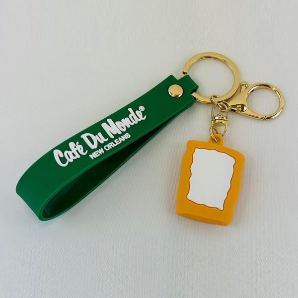 Cafe du Monde Wristlet Keychain