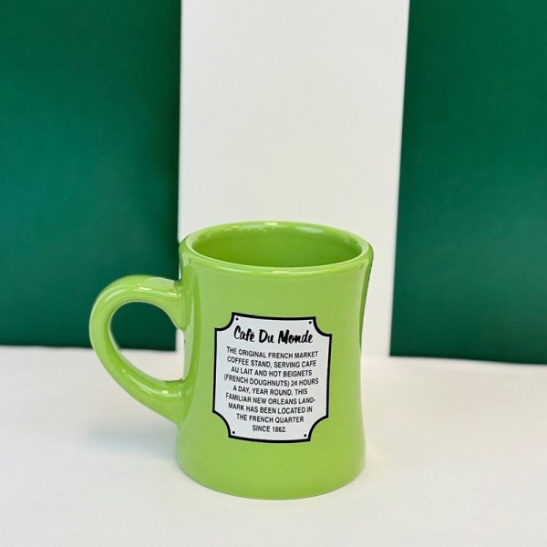 Back of Cafe du Monde Avocado Diner Mug