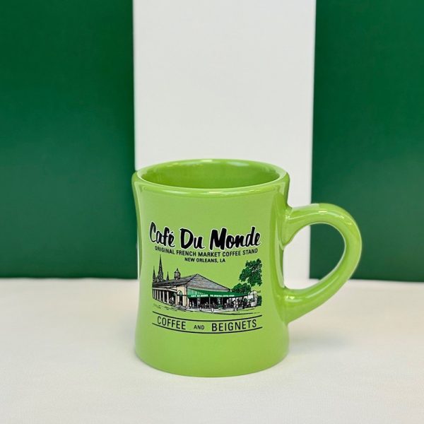 Front of Cafe du Monde Avocado Diner Mug