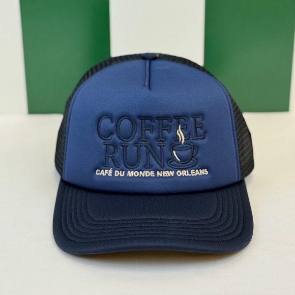 Cafe du Monde New Orleans Navy Coffee Run Cap