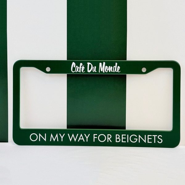 Cafe du Monde License Plate Cover