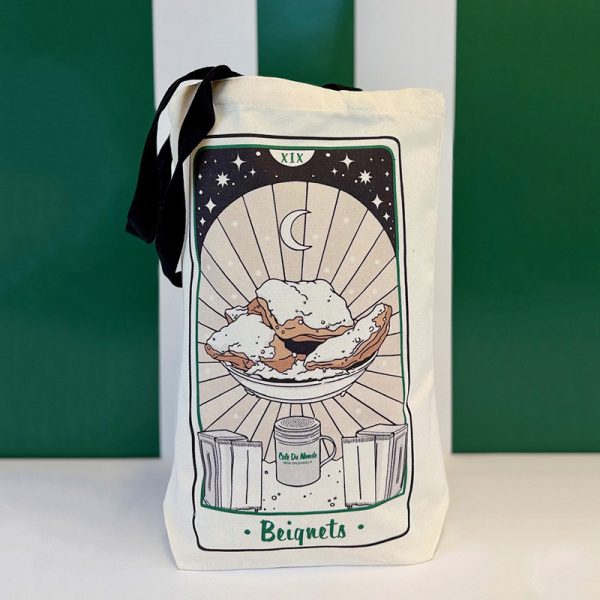 Back of Cafe du Monde Tarot Double Sided Tote