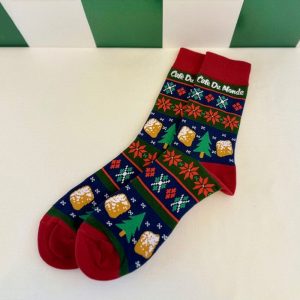 Pair of Cafe du Monde Adult Beignet Bliss Socks