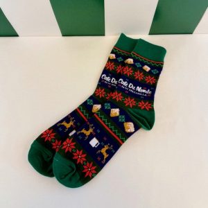 Pair of Cafe du Monde Adult Cafe Cheer Socks