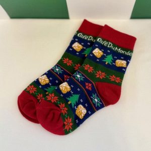Pair of Cafe du Monde Toddler Beignet Bliss Socks