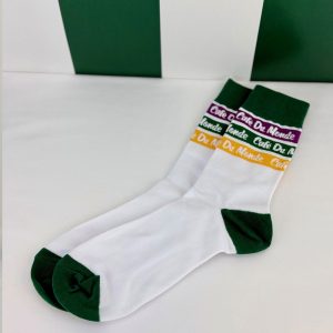 Cafe du Monde Adult Mardi Gras Socks