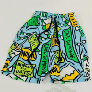 Pair of Cafe du Monde 2026 Jazz Fest Shorts