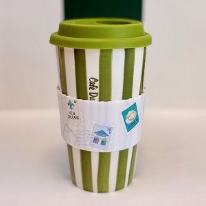 Cafe du Monde Striped Travel Cup